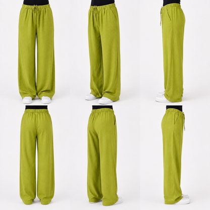 Linen elastic pants | KIWI